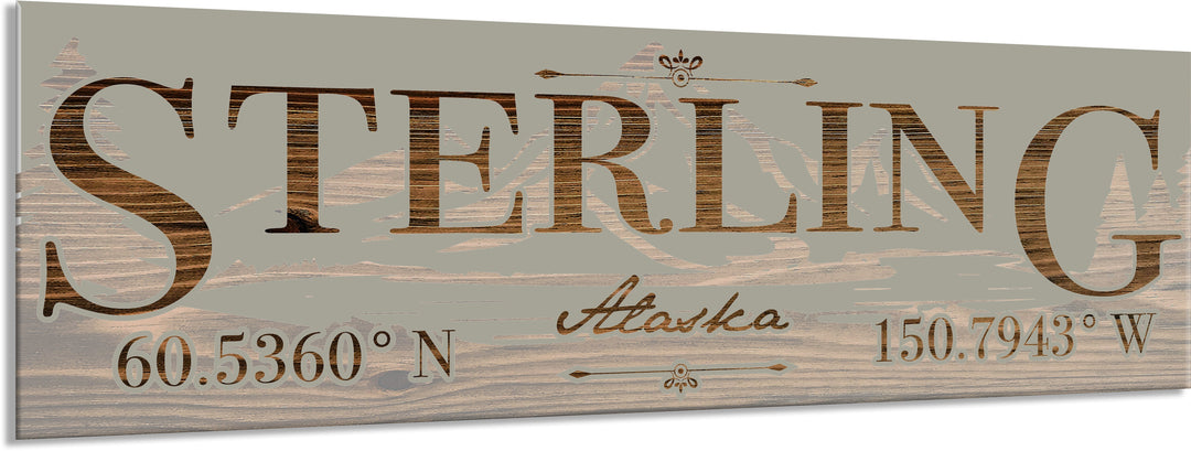 FP0022 - Sterling, AK Engraved Stick (Bronze)