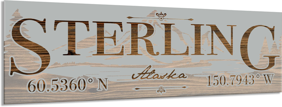 FP0022 - Sterling, AK Engraved Stick (Bronze)