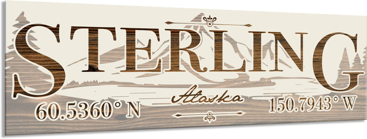 FP0022 - Sterling, AK Engraved Stick (Bronze)