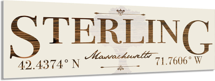 FP1039 - Sterling, MA/Tree Engraved Stick (Standard)