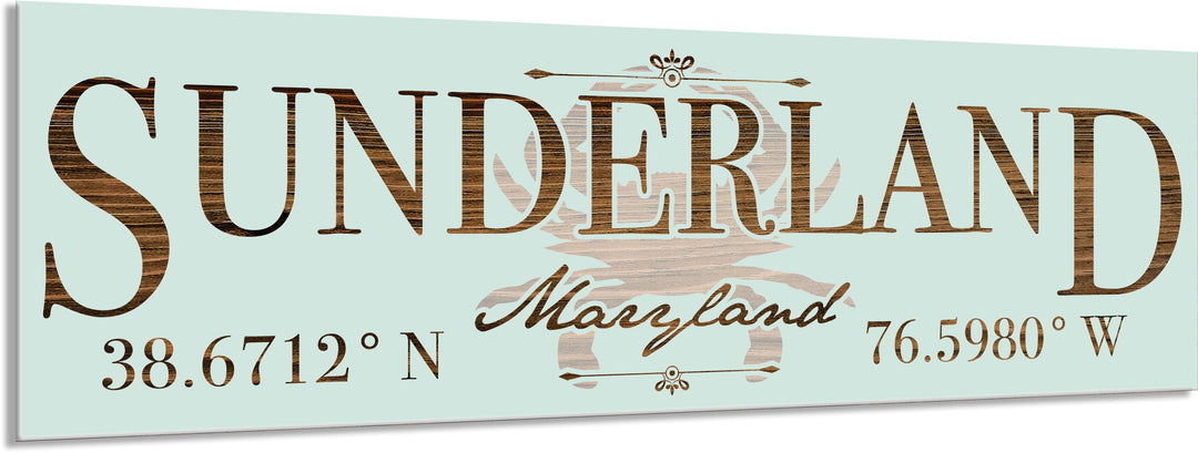 FP1354 - Sunderland, MD Engraved Stick (Bronze)