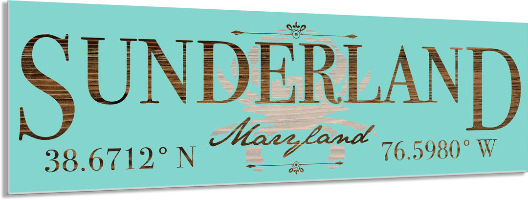 FP1354 - Sunderland, MD Engraved Stick (Bronze)