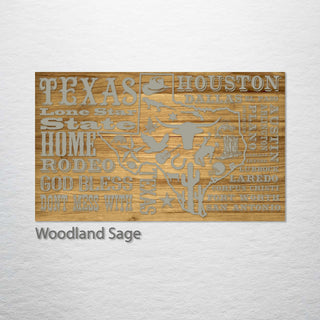 Texas Engraved Abstract (Standard)