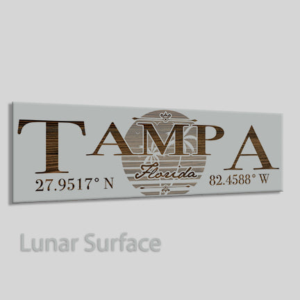 FP0383 - Tampa, Florida Engraved Stick (Bronze)