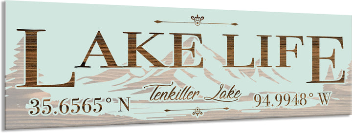 FP0252 - Tenkiller Lake, OK Engraved Stick (Standard)