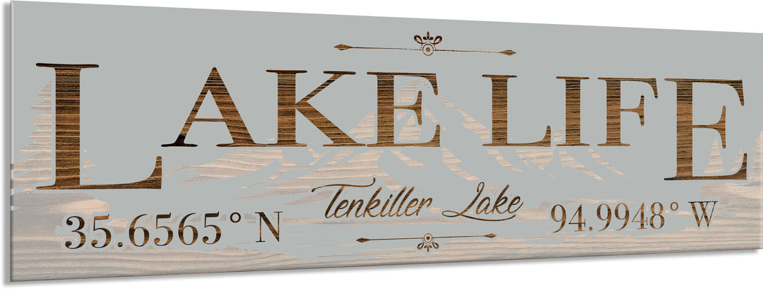 FP0252 - Tenkiller Lake, OK Engraved Stick (Standard)