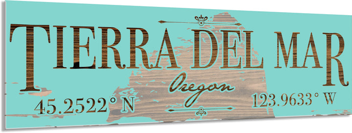 FP0879 - Tierra Del Mar, OR Engraved Stick (Standard)