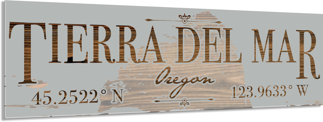 FP0879 - Tierra Del Mar, OR Engraved Stick (Standard)