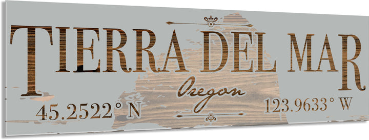 FP0879 - Tierra Del Mar, OR Engraved Stick (Standard)