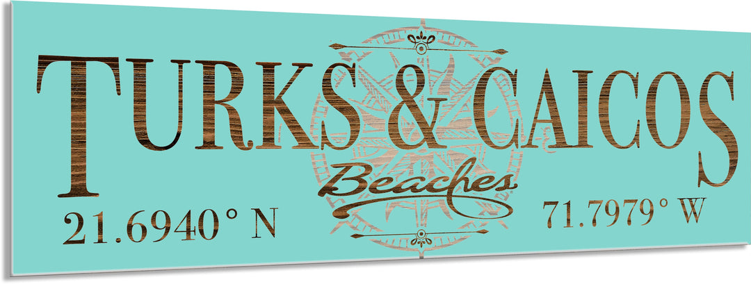 FP0699 - Turks & Caicos Engraved Stick (Bronze)