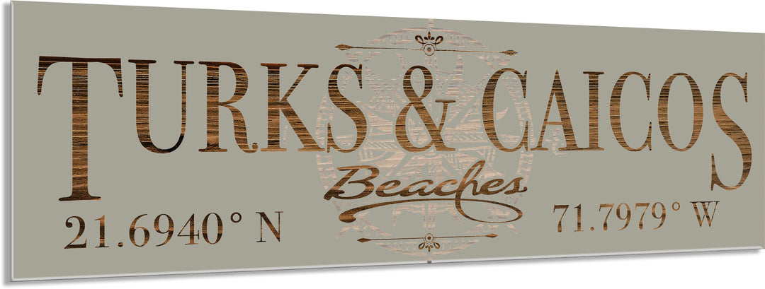 FP0699 - Turks & Caicos Engraved Stick (Bronze)