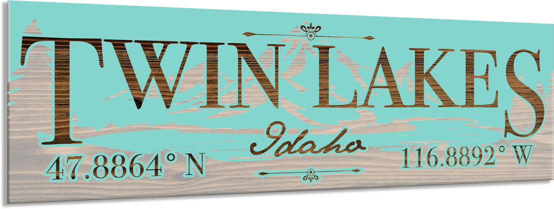 FP1191 - Twin Lakes, ID Engraved Stick (Standard)