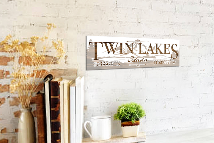 FP1191 - Twin Lakes, ID Engraved Stick (Standard)