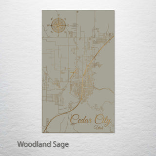 Cedar City, Utah Street Map