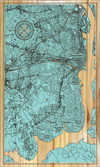 FP2075 - Mount Vernon, VA Printed Map (Standard)