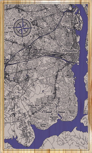 FP2075 - Mount Vernon, VA Printed Map (Standard)