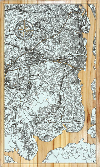 FP2075 - Mount Vernon, VA Printed Map (Standard)