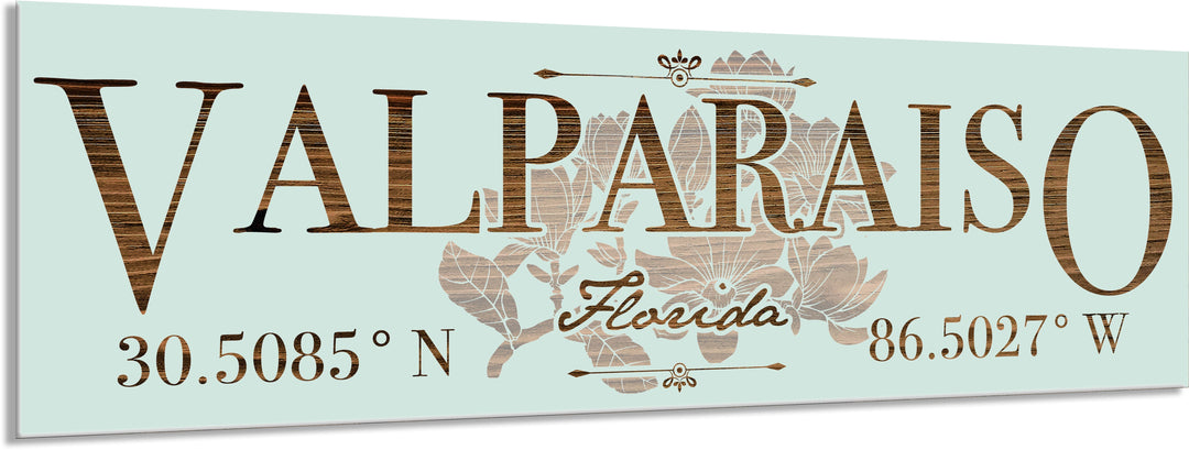 FP0772 - Valparaiso, FL Fish Engraved Stick (Standard)