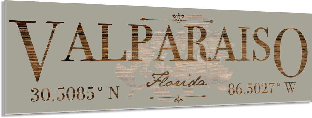 FP0772 - Valparaiso, FL Fish Engraved Stick (Standard)