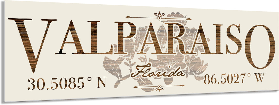 FP0772 - Valparaiso, FL Fish Engraved Stick (Standard)