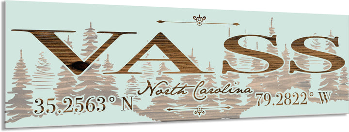 FP1449 - Vass, NC Engraved Stick (Standard)