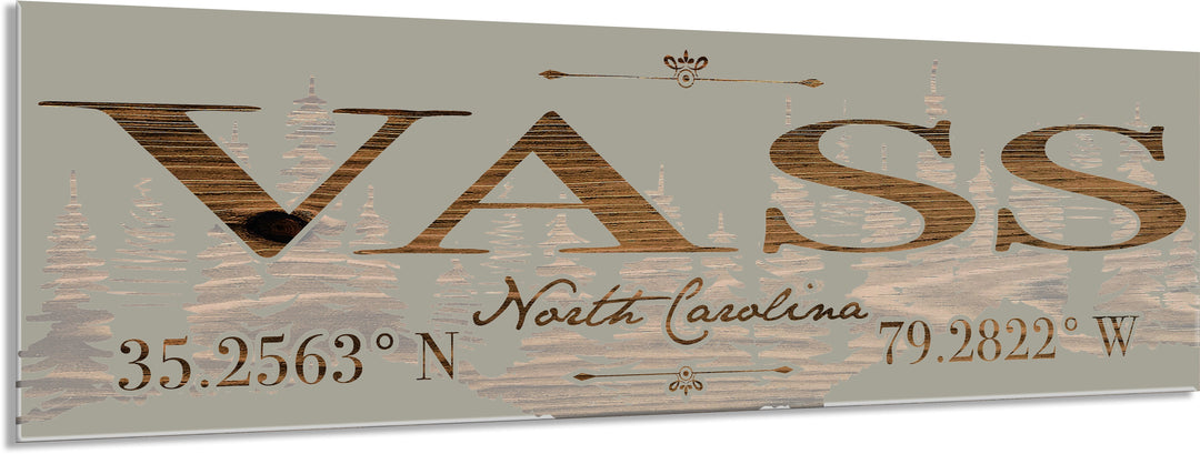 FP1449 - Vass, NC Engraved Stick (Standard)