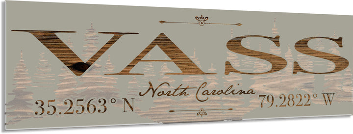 FP1449 - Vass, NC Engraved Stick (Standard)