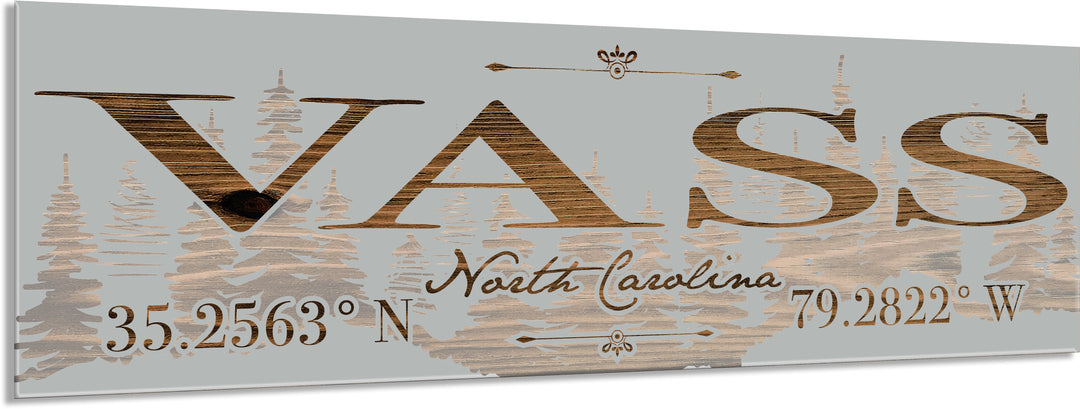 FP1449 - Vass, NC Engraved Stick (Standard)