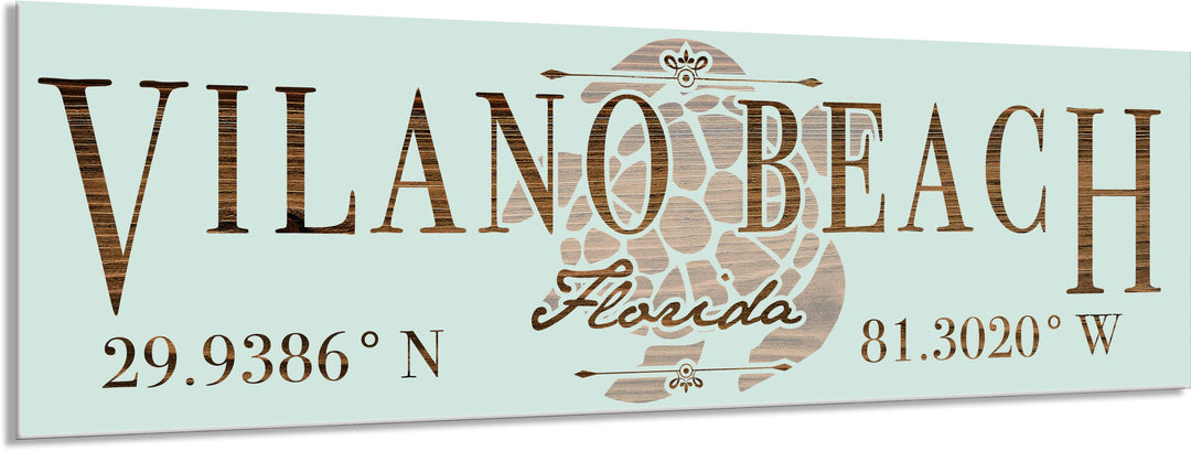 FP1717 - Vilano Beach, FL Engraved Stick (Silver)