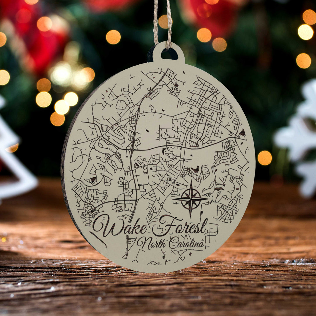 FP0849 - Wake Forest, NC Engraved Ornament (Standard)