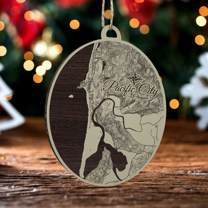 FP0879 - Pacific City, OR Engraved Ornament (Standard)