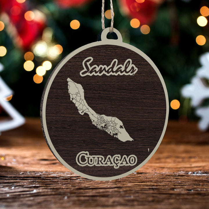 FP0699 - Sandals Curacao Engraved Ornament (Bronze)