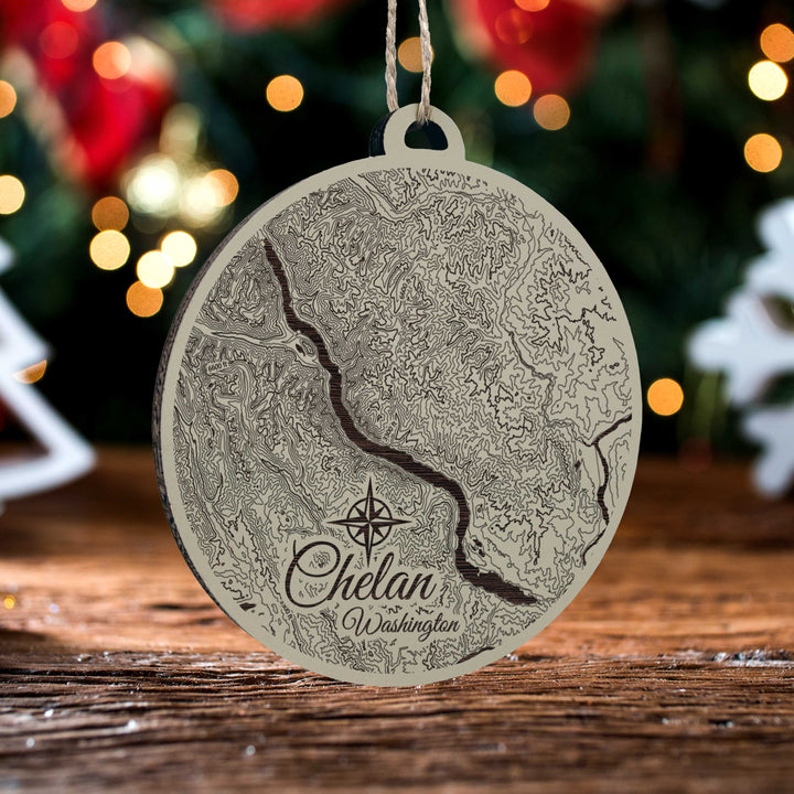 FP0884 - Chelan, WA Engraved Ornament (Standard)