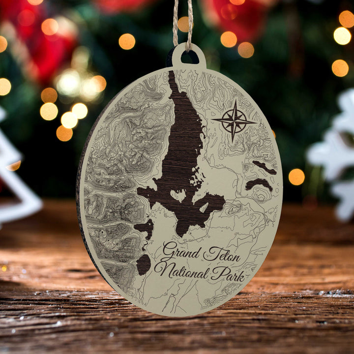 FP0614 - Grand Teton Nat'l Park Engraved Ornament (Bronze)