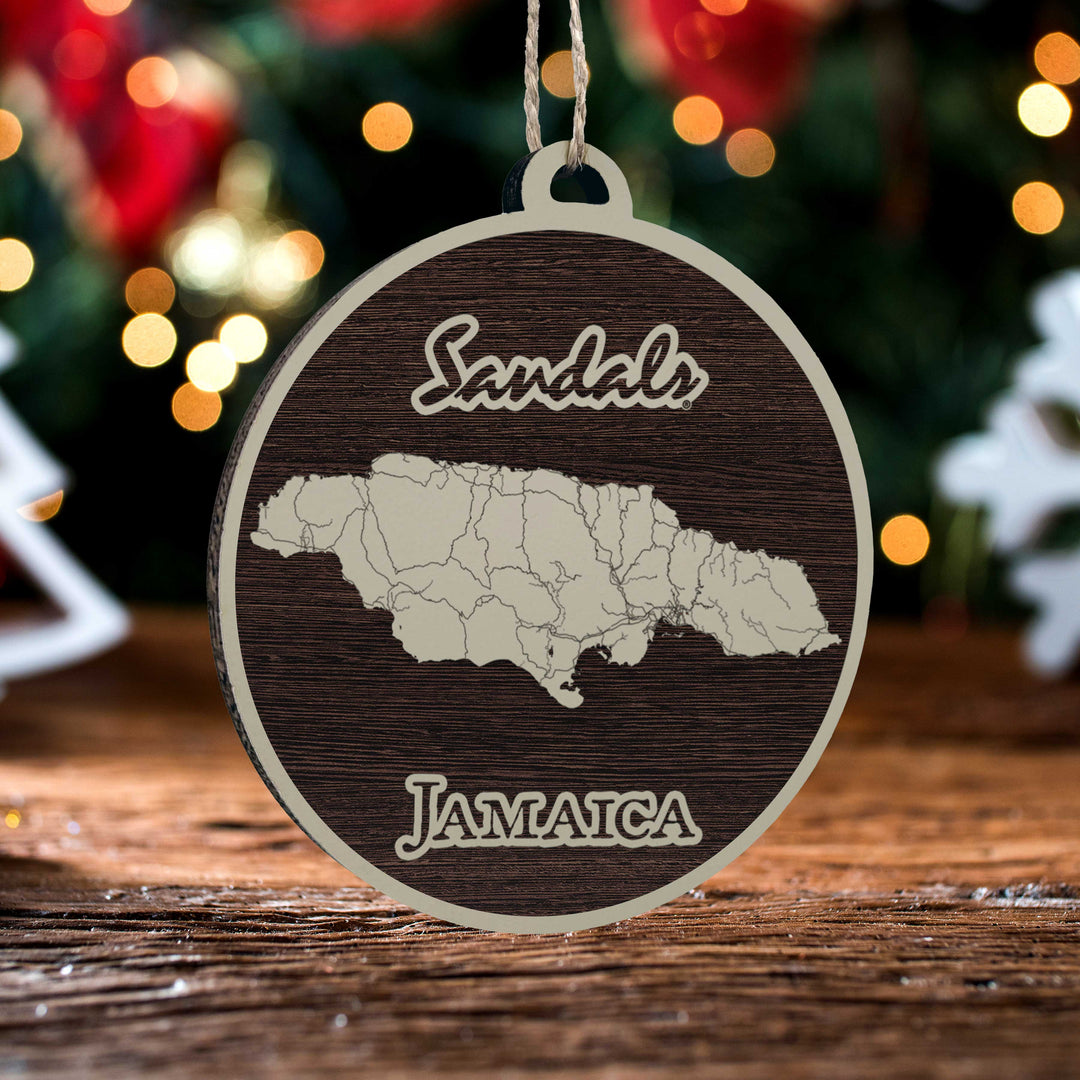FP0699 - Sandals Jamaica Engraved Ornament (Bronze)