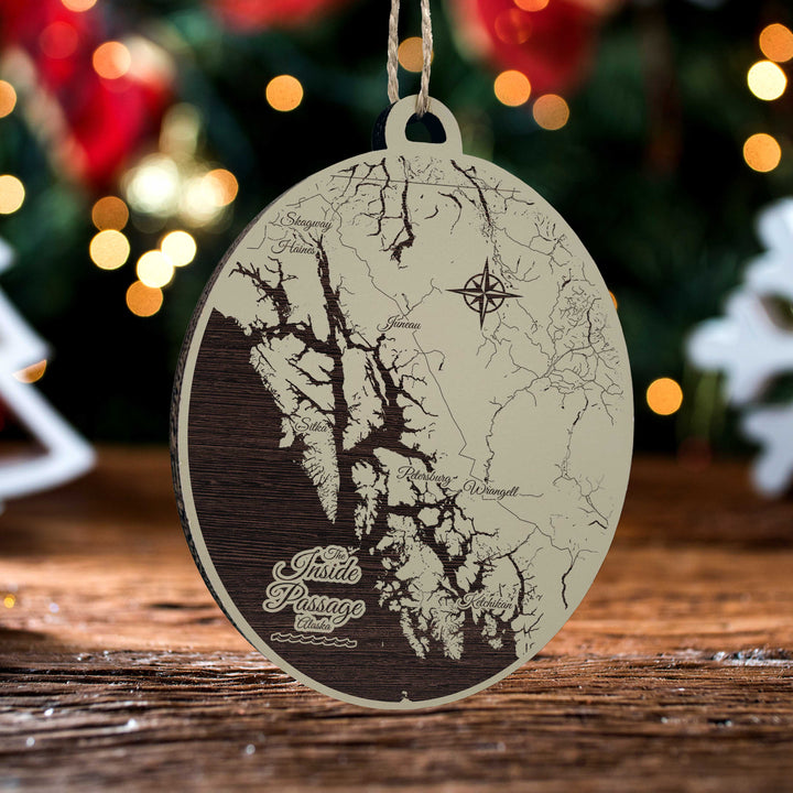 FP0706 - Inside Passage, AK Engraved Ornament (Bronze)