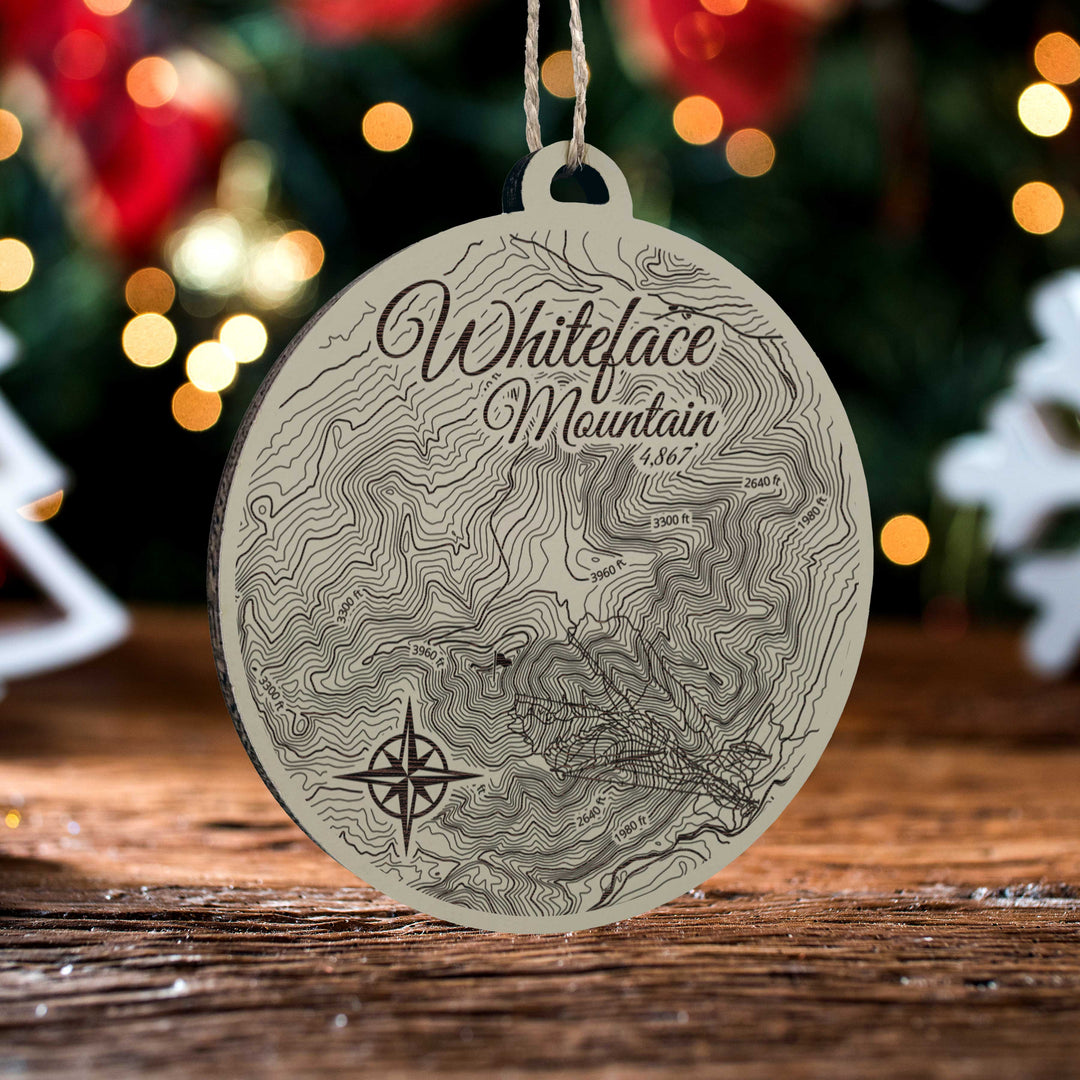 FP1112 - Whiteface Mtn, NY Engraved Ornament (Silver)