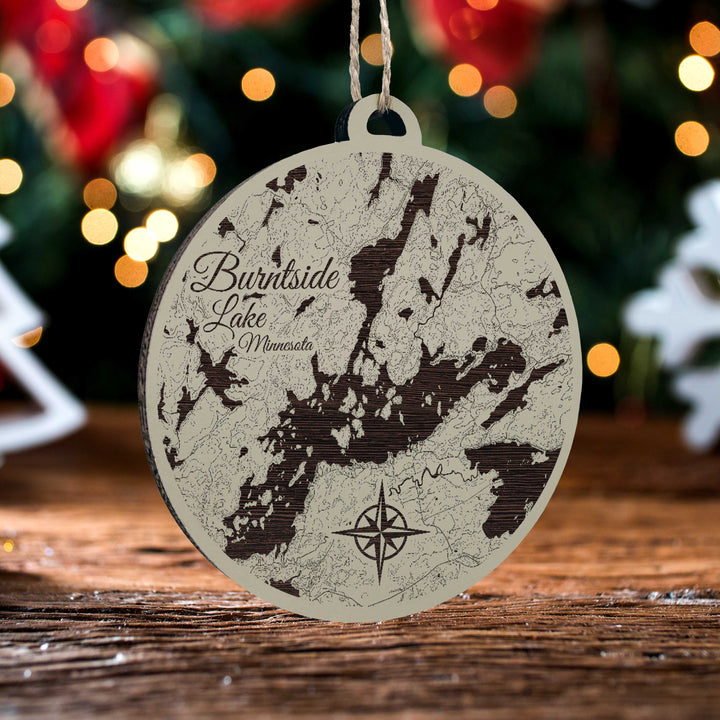 FP0932 - Burntside Lake, MN Engraved Ornament (Standard)