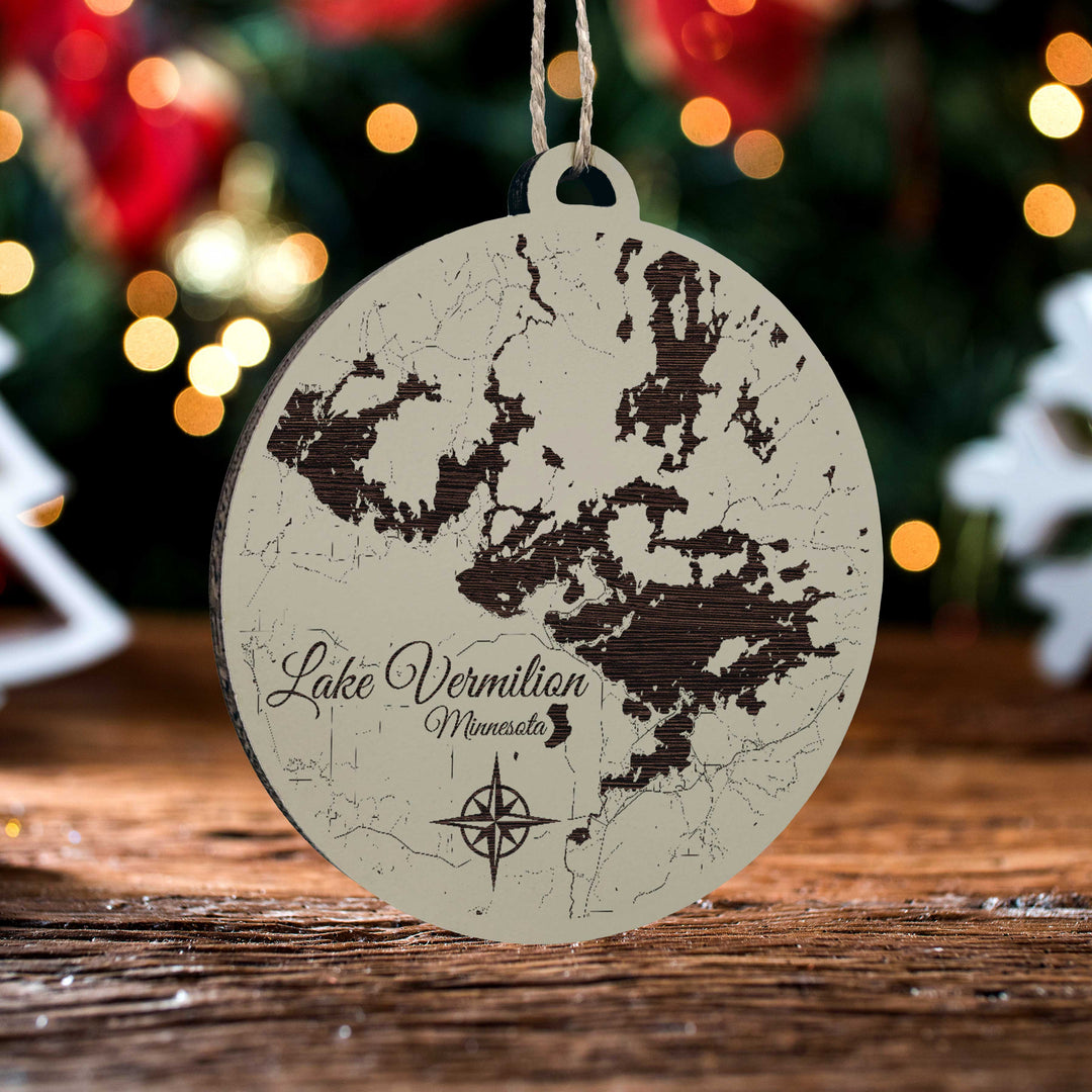 FP0932 -Lake Vermilion, MN Engraved Ornament (Standard)
