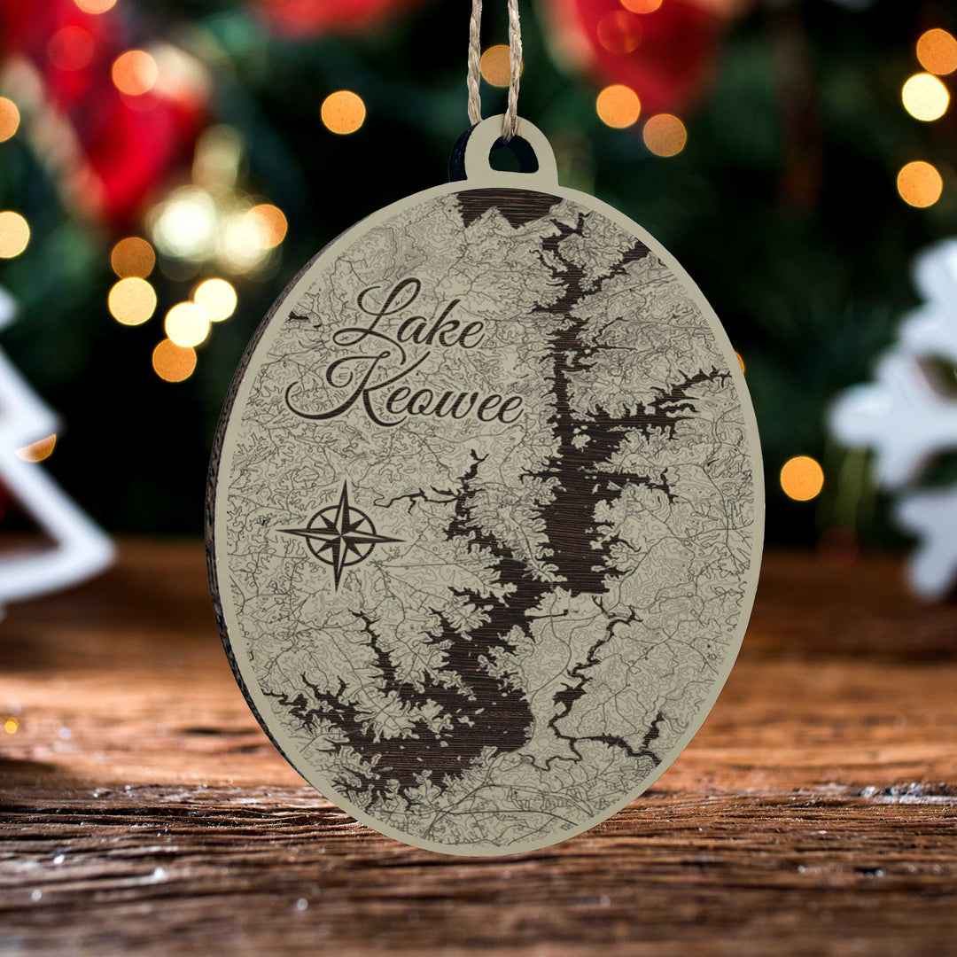 FP1023 - Lake Keowee, SC Engraved Ornament (Standard)