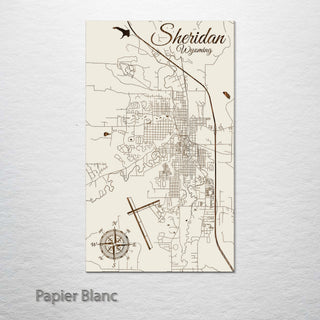 Sheridan, Wyoming Street Map