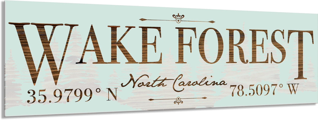 FP0849 - Wake Forest, NC Engraved Stick (Standard)
