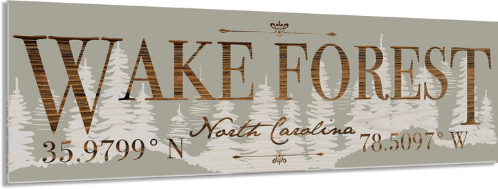 FP0849 - Wake Forest, NC Engraved Stick (Standard)