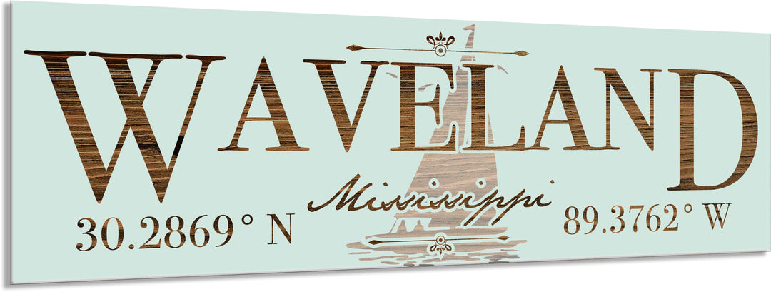 FP1234 - Waveland, MS Engraved Stick (Standard)