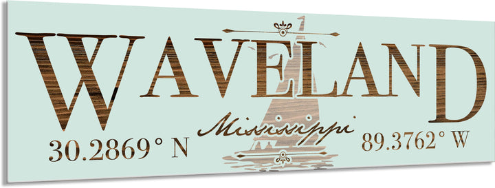 FP1234 - Waveland, MS Engraved Stick (Standard)