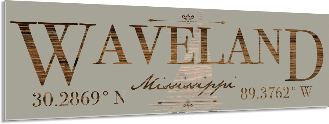 FP1234 - Waveland, MS Engraved Stick (Standard)