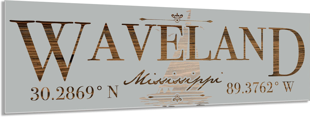 FP1234 - Waveland, MS Engraved Stick (Standard)