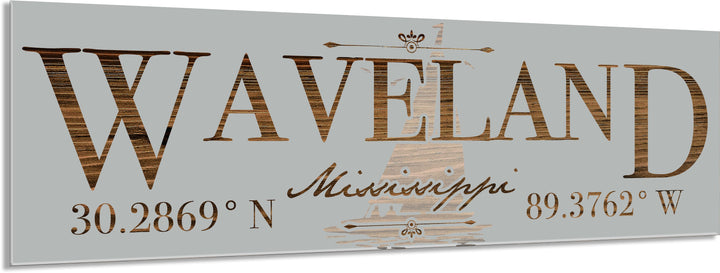 FP1234 - Waveland, MS Engraved Stick (Standard)