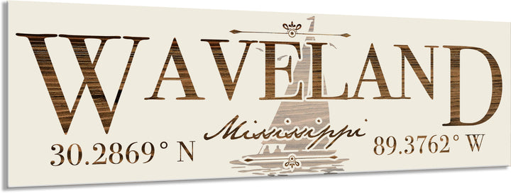 FP1234 - Waveland, MS Engraved Stick (Standard)