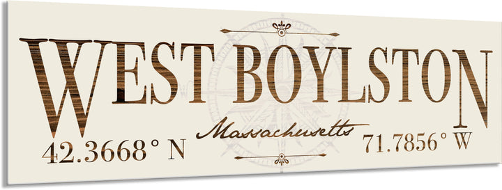 FP1039 - West Boylston, MA Engraved Stick (Standard)